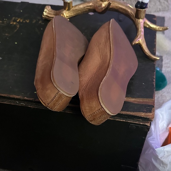 Kork-Ease Brown Leather Women's Mules - Picture 2 of 3